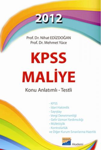 2012 KPSS Maliye Konu Anlatımlı - Testli - Nihat Edizdoğan - Siyasal K