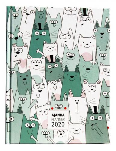2020 Sweet Cats Haftalık Ajanda (3061) - - Akademi Çocuk - Ajandalar