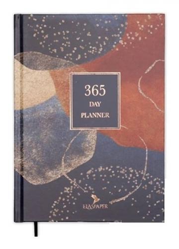 2021 365 Day Planner -Terracotta (Ciltli) - - Ela's Paper