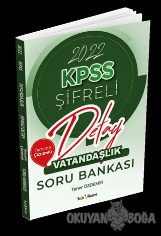 2021 KPSS Vatandaşlık Tamamı Çözümlü Soru Bankası - Taner Özdemir - Te