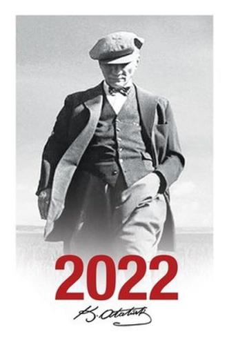 2022 Atatürk Ajandası Cumhuriyet - Çerçeveli - - Halk Kitabevi