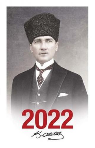 2022 Atatürk Ajandası Kalpaklı - Çerçeveli - - Halk Kitabevi