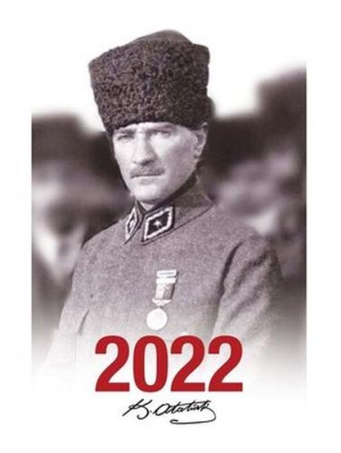 2022 Atatürk Ajandası Madalya - Beyaz - - Halk Kitabevi