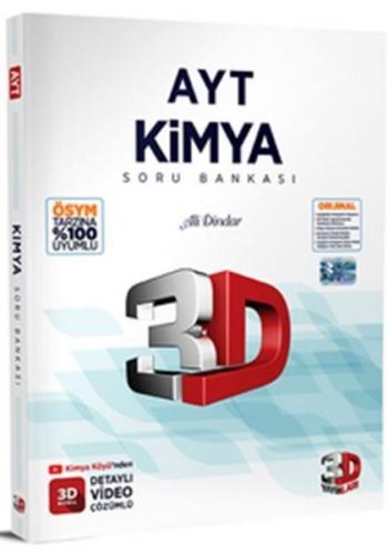 3D 2023 AYT Kimya Tamamı Video Çözümlü Soru Bankası - Ali Dindar - 3D 