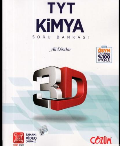 TYT Kimya Soru Bankası - Ali Dindar - 3D Yayınları