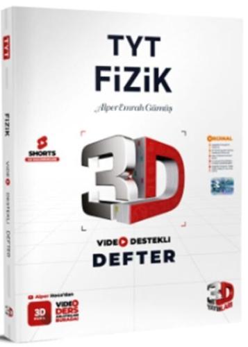 3D Yayınları TYT Fizik Video Destekli Defter - Alper Emrah Gümüş - 3D 