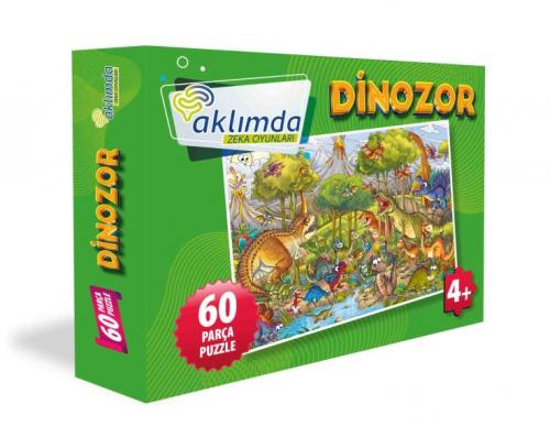 60 Parça Puzzle Dinozor - - Aklımda Zeka Oyunları