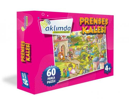 60 Parça Puzzle Prenses Kalesi - - Aklımda Zeka Oyunları