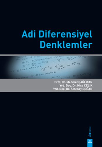 Adi Diferensiyel Denklemler - Mehmet Çağlıyan - Nisa Çelik - Dora Bası