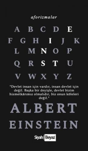 Aforizmalar - Albert Einstein - Siyah Beyaz Yayınları