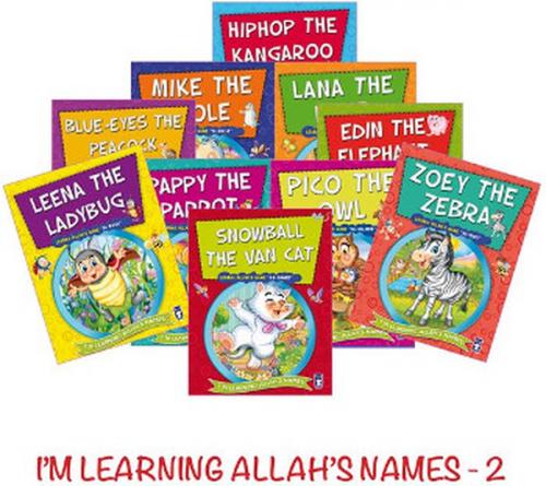 I'm Learning Allah's Name 2 (10 Box is of Book) - Nur Kutlu - Timaş Pu