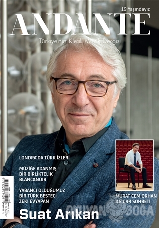 Andante Müzik Dergisi Yıl: 19 Sayı: 187 Mayıs 2022 - Kolektif - Andant