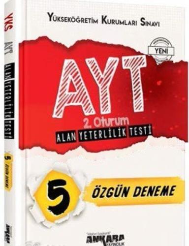 Ankara AYT 5 Özgün Deneme - Komisyon - Ankara Yayıncılık