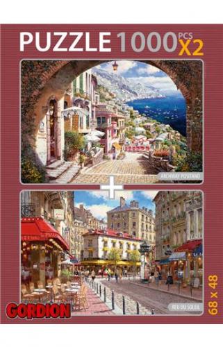 Archway Positano Reu Du Soleil (2X1000) Puzzle - Kolektif - Gordion Ga