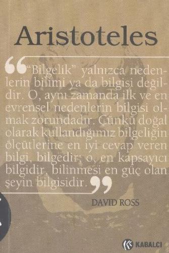 Aristoteles - David Ross - Kabalcı Yayınevi