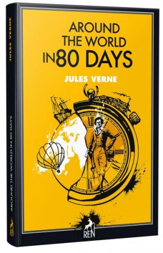 Around The World in 80 Days - Jules Verne - Ren Kitap