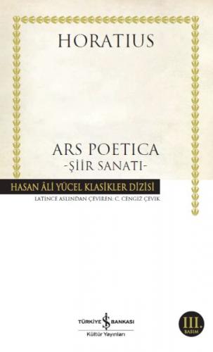 Ars Poetica - Şiir Sanatı - Horatius - İş Bankası Kültür Yayınları