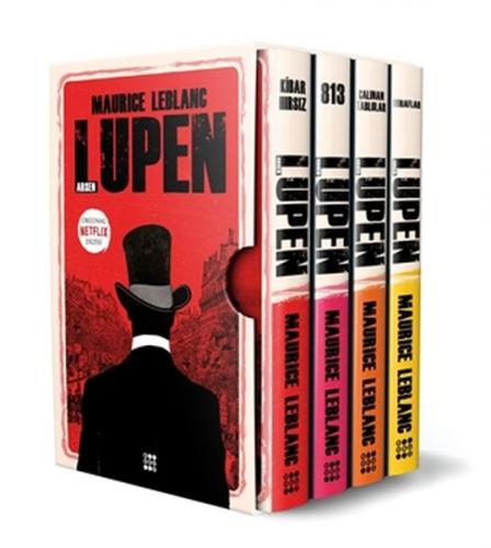 Arsen Lüpen-Kutulu Kırmızı Set (4 Kitap Takım) - Maurice Leblanc - Dok