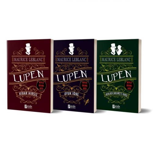 Arsen Lüpen Set (3 Kitap Takım) - Maurice Leblanc - Parola Yayınları