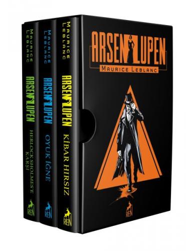 Arsen Lupen Seti (Ciltli 3 Kitap Takım) - Maurice Leblanc - Ren Kitap 