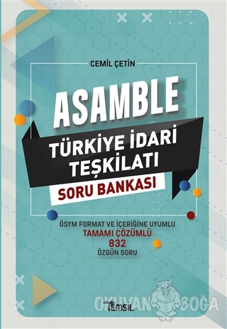 Asamble Türkiye İdari Teşkilatı Çözümlü Soru Bankası - Cemil Çetin - T
