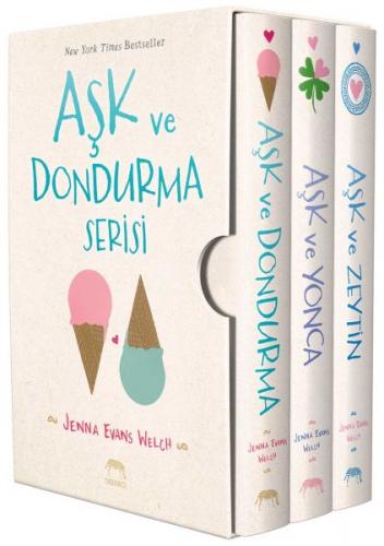Aşk ve Dondurma Serisi Kutulu Set (3 Kitap Takım) (Ciltli) - Jenna Eva