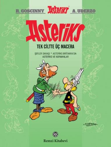 Asteriks (Tek Ciltte Üç Macera) (Ciltli) - Rene Goscinny - Remzi Kitab