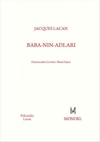 Baba-Nın-Adları - Jacques Lacan - MonoKL