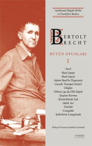 Bertolt Brecht Bütün Oyunları 1 (Ciltli) - Bertolt Brecht - Alfa Yayın