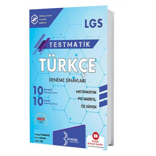 8. Sınıf LGS Testmatik Türkçe Deneme Sınavları - Kolektif - Bilinçsel 