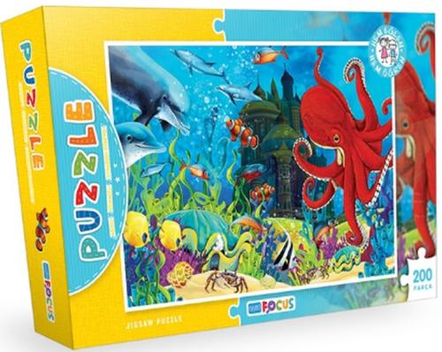 Deniz Canlıları - Puzzle (BF150) - - Blue Focus Yayınları