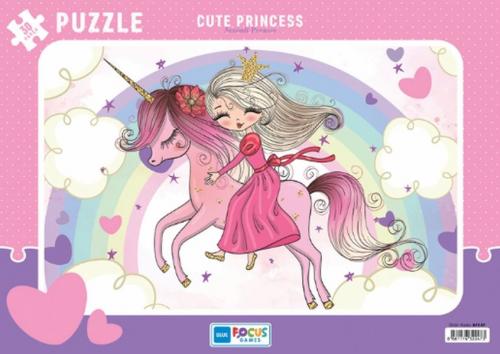 Sevimli Prenses 30 Parça Puzzle - - Blue Focus Yayınları