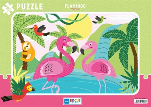 Flamingo 30 Parça Puzzle - - Blue Focus Yayınları