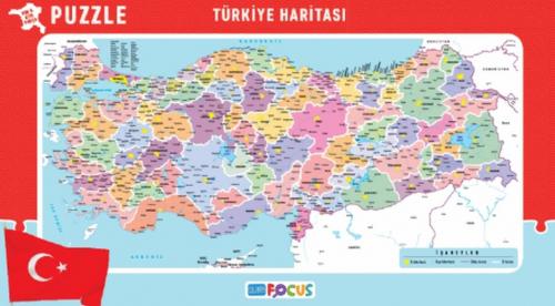 Türkiye Haritası (Küçük Boy) - Puzzle