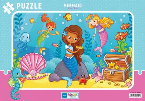 Mermaid 30 Parça Puzzle - - Blue Focus Yayınları