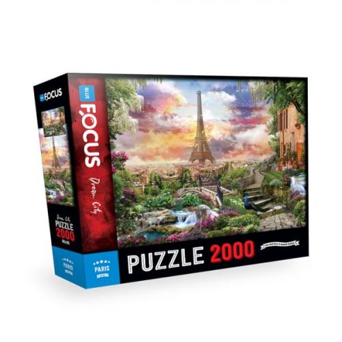 Blue Focus Paris - Puzzle 2000 Parça - - Blue Focus