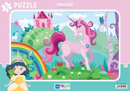 Unicorn 30 Parça Puzzle - - Blue Focus Yayınları