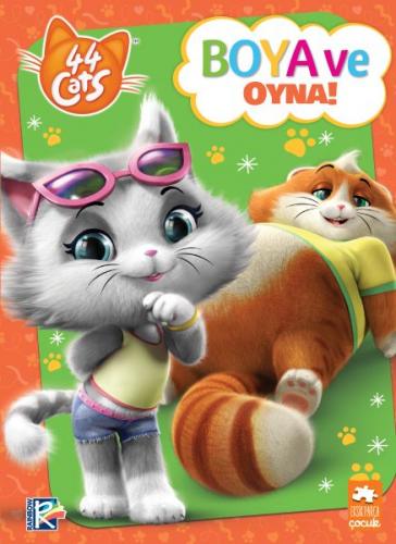 44 Cats - Boya ve Oyna! - Kolektif - Eksik Parça Yayınları