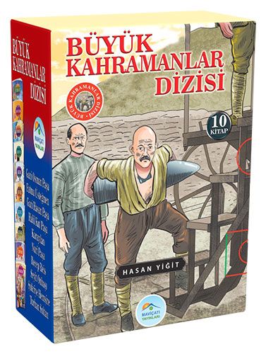 Büyük Kahramanlar Dizisi (10 Kitap Takım) - Hasan Yiğit - Maviçatı Yay