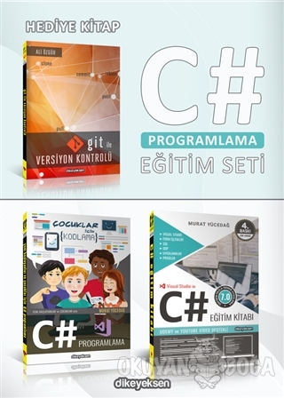 C# Programlama Eğitim Seti (3 Kitap 2+1) - Murat Yücedağ - Dikeyeksen 