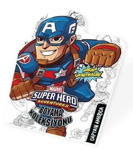 Captan America - Marvel Süper Kahramanlar Boyama Koleksiyonu - Kolekti