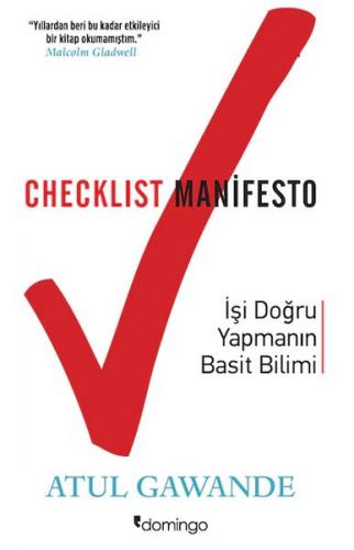 Checklist Manifesto - Atul Gawande - Domingo Yayınevi
