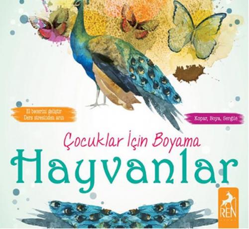 Çocuklar İçin Boyama - Hayvanlar - Kolektif - Ren Kitap