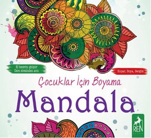 Çocuklar İçin Boyama - Mandala - Kolektif - Ren Kitap