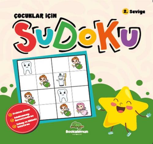 Çocuklar İçin Sudoku 2.Seviye - Kollektif - Bookalemun Yayınevi