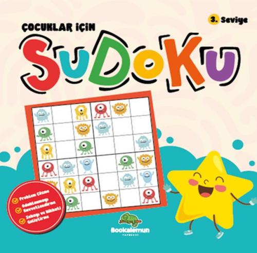 Çocuklar İçin Sudoku 3.Seviye - Kollektif - Bookalemun Yayınevi