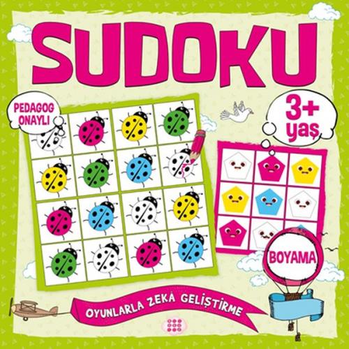 Çocuklar İçin Sudoku Boyama (3+ Yaş) - Kolektif - Dokuz Yayınları