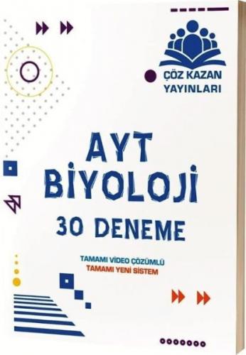 AYT Biyoloji 30 Deneme - Tarık Feyzioğlu - Çöz Kazan Yayınları