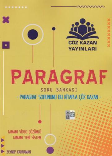 Çöz Kazan Paragraf Konu Özetli Soru Bankası (Yeni) - Zeynep Kahraman -