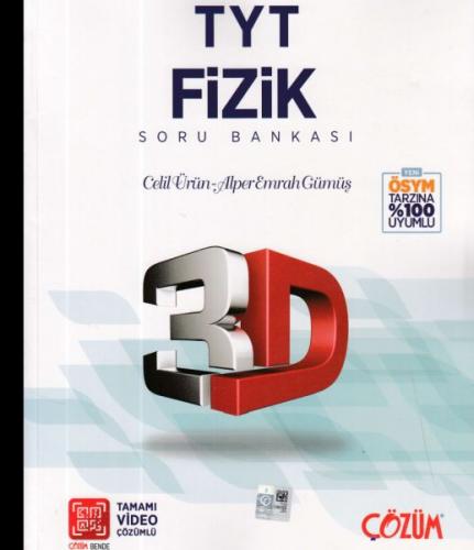 TYT 3D Fizik Soru Bankası - Celil Ürün - Çözüm Yayınları
